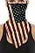 PACK OF 12 CLASSIC ASSORTED COLOR AMERICAN FLAG