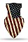 PACK OF 12 CLASSIC ASSORTED COLOR AMERICAN FLAG