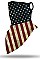 PACK OF 12 CLASSIC ASSORTED COLOR AMERICAN FLAG