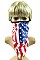 PACK OF 12 CLASSIC ASSORTED COLOR AMERICAN FLAG