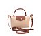Straw LOGO Flap Crossbody Bag