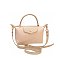Straw LOGO Flap Crossbody Bag