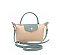 Straw LOGO Flap Crossbody Bag