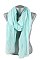 A Dozen (12pcs) Assorted Solid Mixed Scarf With Fringe