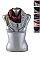 Pack of (12 Pieces) Assorted Color Stylish Multi Tone Striped Infinity Scarves FM-SCF2071