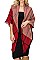 PACK OF 12 PCS ASSORTED COLOR PLAID PATTERN BLANKET SCARVES