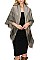 PACK OF 12 PCS ASSORTED COLOR PLAID PATTERN BLANKET SCARVES