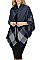 PACK OF 12 PCS ASSORTED COLOR PLAID PATTERN BLANKET SCARVES