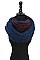 Pack of (12 Pieces) Assorted Color Stylish Multi Tone Mohair Knitted Infinity Scarves FM-SCF734