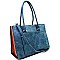 Multi-colored Accordion Side Structured Satchel MH-SD7075