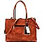 Multi-colored Accordion Side Structured Satchel MH-SD7075