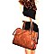 Multi-colored Accordion Side Structured Satchel MH-SD7075
