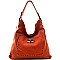 Felt-suede Pocket Fashion Modern Hobo