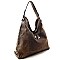 Felt-suede Pocket Fashion Modern Hobo