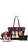 NICOLE LEE 3 PC SET SHOPPER BAG & CROSS BODY