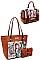 NICOLE LEE 3 PC EUROPEAN SATCHEL SET