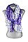 Pack of (12 Pieces ) Assorted Color Two Tone Polka Dot Scarves FM-SF106
