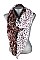 Pack of (12 Pieces ) Assorted Color Two Tone Polka Dot Scarves FM-SF106