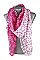 Pack of (12 Pieces ) Assorted Color Two Tone Polka Dot Scarves FM-SF106