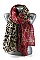 Pack of (12 pieces) Animal Print Scarves FM-SF159