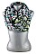 PACK OF (12 PCS) ASSORTED COLOR AZTEC TRIBAL PRINT INFINITY SCARVES