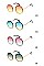 PACK OF 12 ROUND LENS SUNGLASSES