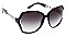 PACK OF 12 OVERSIZED FRAME WITH CHAIN TEMPLE ACCENT SUNGLASSES