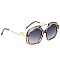 Fashionista Runway Styling Thick Polymer Frame Ladies Sunglasses - Pack of 12 Pieces