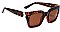 PACK OF 12 SQUARE POLYMER SUNGLASSES