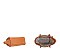 2-in-1 Whip Stitch Design Satchel Bag and Wallet Set