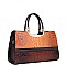 2 In 1 Crocodile Satchel Wallet Set - High Quality