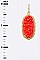 Classic Oval Druzy Stone Earrings LA-VE1549Z