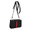 Trim Accent Crossbody Bag black