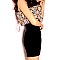 Snake Print Tassel Accent Clutch Shoulder Bag