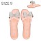 WOMEN'S Trendy Glitzy Bow Jelly Clear Sandals