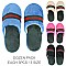 Pack of 12 Trendy Stripe Indoor Slippers Assorted Color