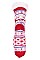Pack of (12 Pairs) Slipper Socks Reindeer Patterns Assorted Colors FM-SO415