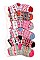 Pack of (12 Pairs) Slipper Socks Reindeer Patterns Assorted Colors FM-SO415