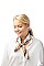 CHAIN PRINT FRAMED SQUARE NECKERCHIEF