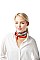 CHAIN PRINT FRAMED SQUARE NECKERCHIEF