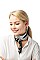 Stripe Print Square Scarf