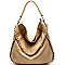 SS1192-LP Chain Accent Whipstitched Hobo
