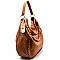 SS1192-LP Chain Accent Whipstitched Hobo