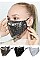Unique SEQUIN ACCENT WASHABLE MASK