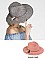 Coloured Tassle Panama Straw Hat