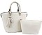 2 IN 1 CUTE TASSEL ACCENT TOTE BAG WITH LONG STRAP