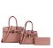3-IN-1 Pad Lock Stachel Bags With Wallet