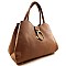 Buckle Accent Medium Size Satchel