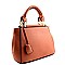 Metal Accented Small Saffiano Mini Bag