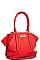 CHIC FASHION LOOSE FIT SATCHEL BAG WITH LONG STRAP